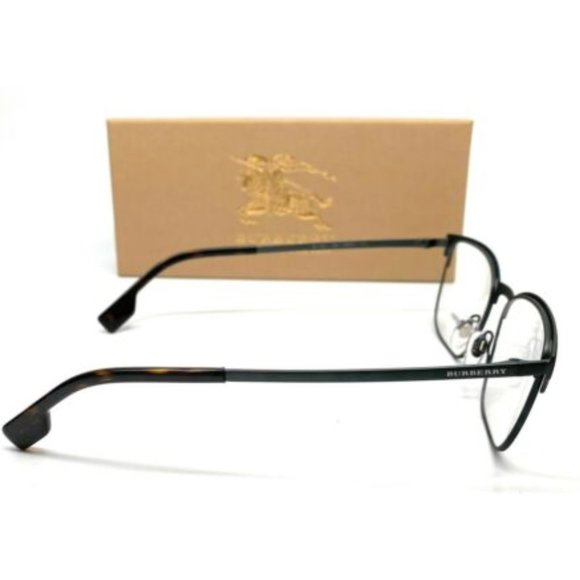 Burberry Men's Green Rubber Rectangle Eyeglasses! - Picture 3 of 4